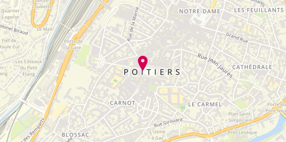 Plan de Taxis de Poitiers, 22 Rue Carnot, 86000 Poitiers