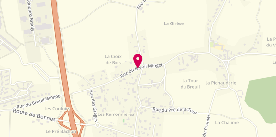 Plan de Monsieur Christophe Langl, 64 Rue du Breuil Mingot, 86000 Poitiers