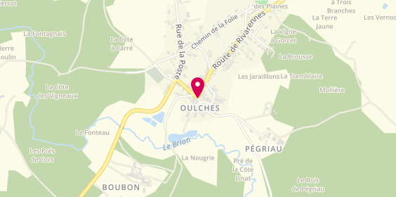 Plan de Taxi Douadic, 11 Route Prissac, 36800 Oulches