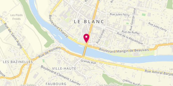 Plan de Taxi Elion, 1 Rue Pierre Collin de Souvigny, 36300 Le Blanc
