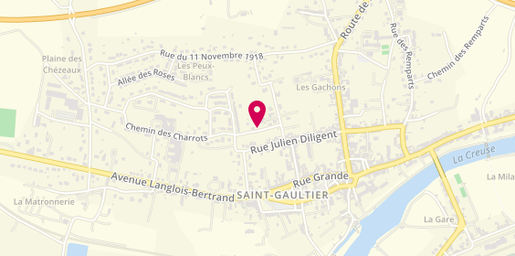 Plan de Laurent Jean-Yves, 4 Chemin Grouailles, 36800 Saint-Gaultier