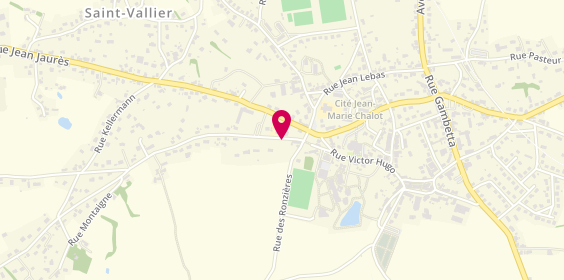 Plan de Ariane Taxi, 21 Rue Jean Baptiste Philippon, 71230 Saint-Vallier