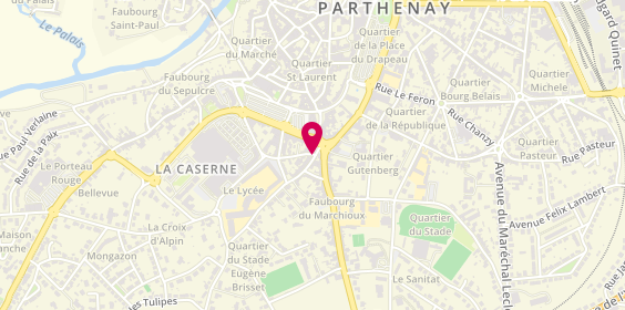 Plan de Taxi Du Centre, 9 Rue Dassier, 79200 Parthenay
