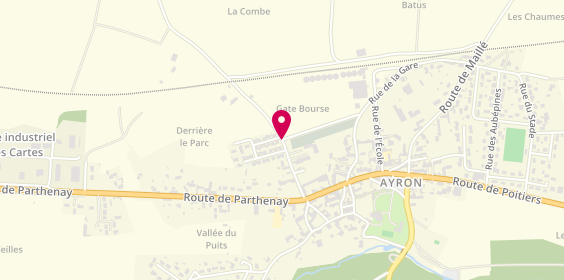 Plan de Ayron Taxi, 2 Route Thénezay, 86190 Ayron