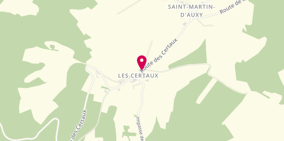 Plan de Taxi Rosato, Certaux, 71390 Saint-Martin-d'Auxy