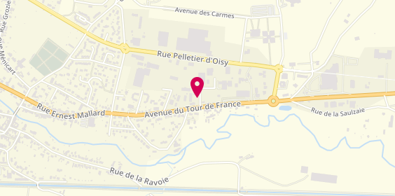 Plan de Ambulances Savignat et Associés, 21 Rue Saint Eloi, 18200 Saint-Amand-Montrond