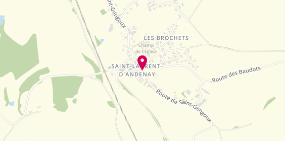 Plan de Saint Laurent Taxi, 37 Route Saint Gengoux, 71210 Saint-Laurent-d'Andenay