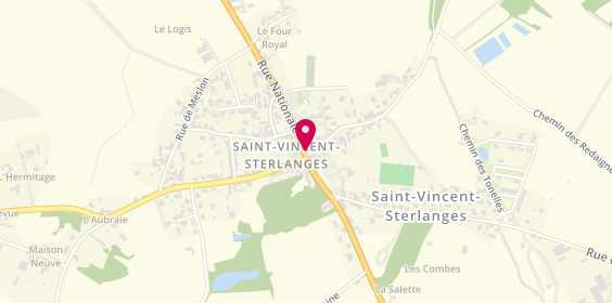 Plan de Taxis Et Ambulances Aurore, La Petite Plaine, 85110 Saint-Vincent-Sterlanges