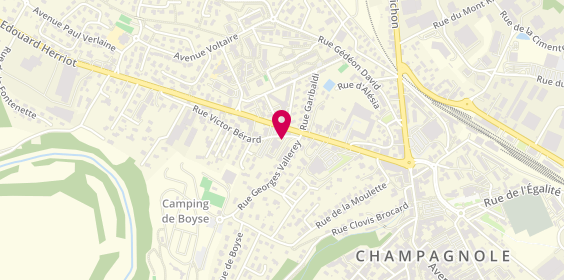 Plan de Ambulances Champagnolaises H Maraux, 5 Rue Victor Bérard, 39300 Champagnole