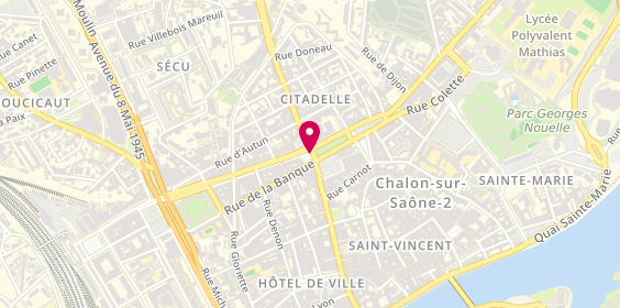 Plan de Taxi de Chalon, 24 Rue Lieutenant André, 71100 Chalon-sur-Saône