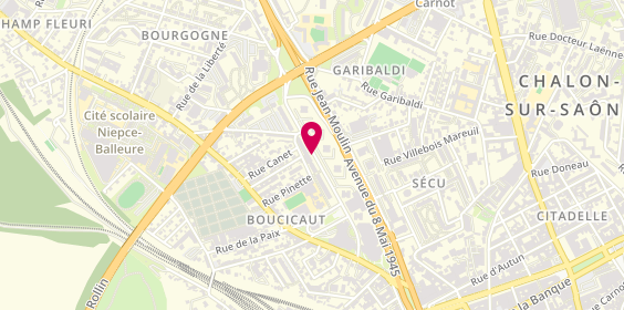 Plan de Ridet Bruno, 23 Rue Maréchal de Lattre de Tassigny, 71100 Chalon-sur-Saône