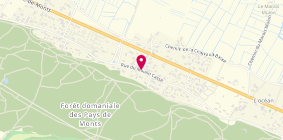 Plan de Taxi Guilbaud, 53 Bis Rue Moulin Cassé, 85160 Saint-Jean-de-Monts