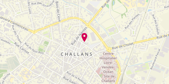 Plan de Ambulance Challandaise Renaud, 5 Rue Noue, 85300 Challans