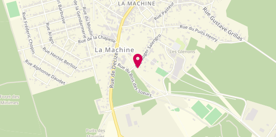 Plan de Taxi Machinois, 14 Rue Salengro, 58260 La Machine