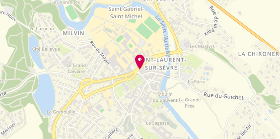 Plan de Ambulance Transports Laurentais, 30 Place St Gabriel, 85290 Saint-Laurent-sur-Sèvre