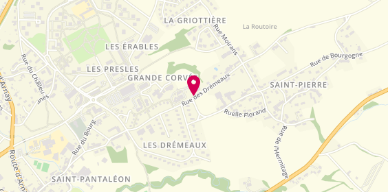 Plan de Rapid' Taxis, 59 Rue Dremeaux, 71400 Autun