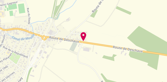 Plan de Taxi Kristel, 8 Route Deschaux, 39120 Chaussin