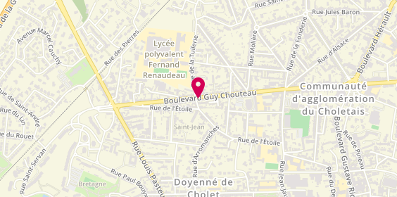 Plan de Allo Allo Taxis Stéphane, 6 Rue Tuilerie, 49300 Cholet