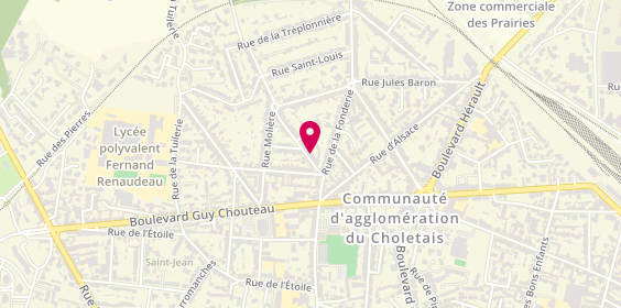 Plan de Duchesne Jean-François, 16 Rue Cesbron Lavau, 49300 Cholet