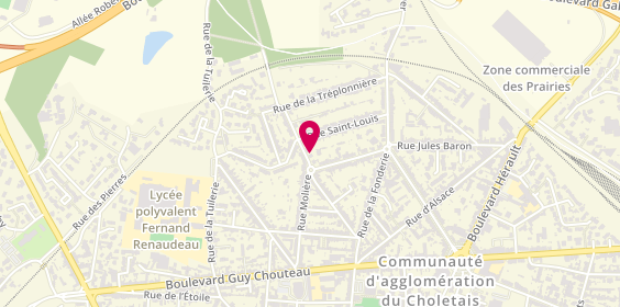 Plan de Accueil Taxi, 54 Rue Cesbron Lavau, 49300 Cholet