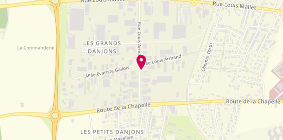 Plan de Multi Services Jacques Coeur, 10 Rue Louis Armand, 18000 Bourges