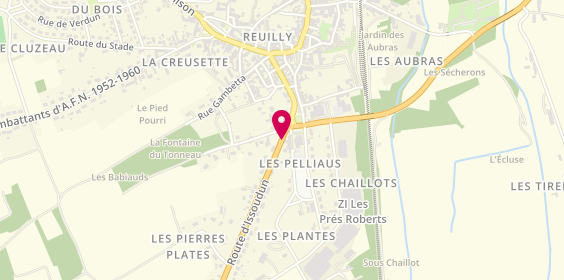 Plan de Taxi Pascal Echenique, 34 Route Issoudun, 36260 Reuilly