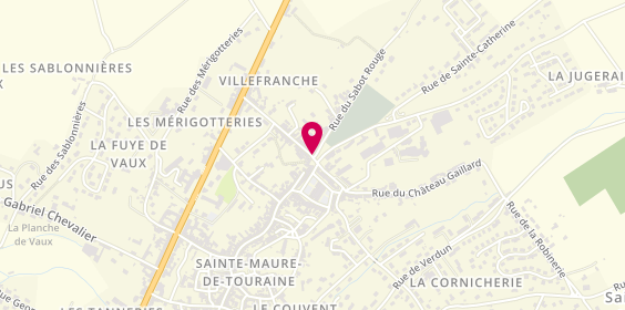 Plan de Taxi Ambulances Champigny, Rue Saint-Michel, 37800 Sainte-Maure-de-Touraine