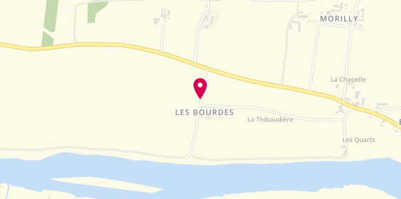Plan de Taxi Hourdou Marie-Françoise, Bourdes, 37500 Cravant-les-Côteaux