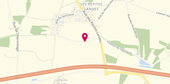 Plan de Sud Loire Taxis, 27 Rue Surchaud, 44640 Saint-Jean-de-Boiseau