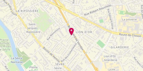 Plan de Dousset Pierre, 17 Rue Marquis de Dion, 44000 Nantes