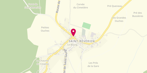 Plan de Taxi BORIES, 1 Place Mairie, 58420 Saint-Révérien