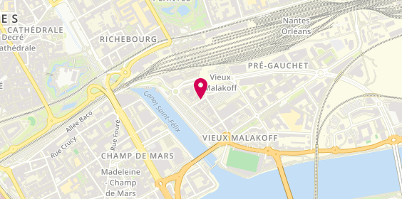 Plan de Allo 44 Taxis Gaté Michel Membre, Le Goopil 3 Rue Remorqueurs, 44000 Nantes