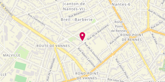 Plan de Gie Taxis 44, 49 Rue Gourmette, 44000 Nantes