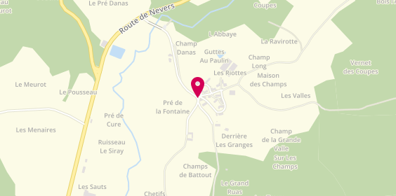 Plan de Angel Taxis, Nataloup, 58230 Montsauche-les-Settons