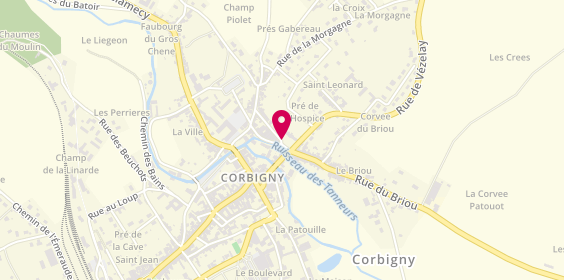 Plan de Mehu Gérard, 7 Rue Capucins, 58800 Corbigny