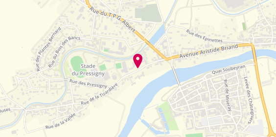 Plan de Douelle et Marteau, 14 Rue Thizardière, 41130 Selles-sur-Cher