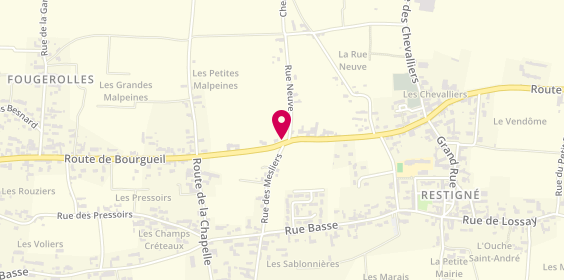 Plan de Breton trans voyageurs François, 32 Route Bourgueil, 37140 Restigné