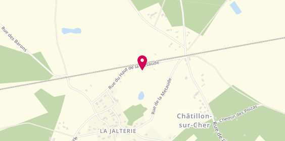 Plan de Taxi Jumeau, 8 Bis Rue Haut de la Métaude, 41130 Châtillon-sur-Cher