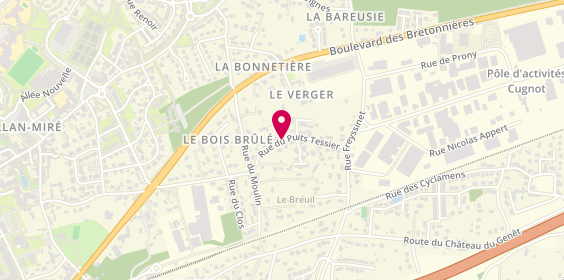 Plan de LG Taxi, 29 Rue du Puits Tessier, 37300 Joué-lès-Tours