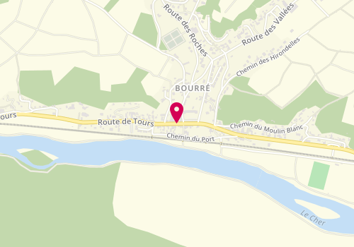 Plan de Taxis Bourrichons, 8 Route Tours, 41400 Bourré