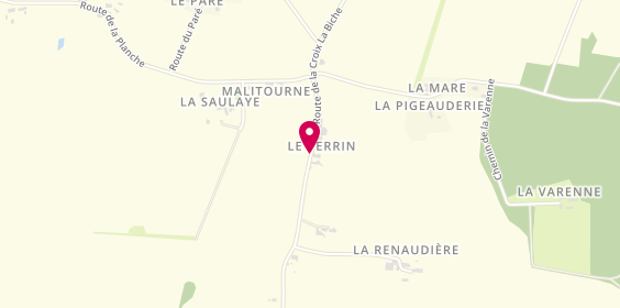 Plan de Central'Taxis le Mans, 1 Rue Jean Perrin, 72650 Saint-Saturnin