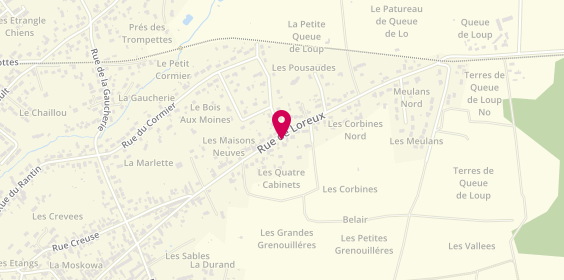 Plan de Demade Taxis Ambulances, 115 Rue Loreux, 41200 Romorantin-Lanthenay