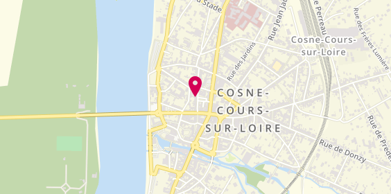 Plan de Taxi Fournier, 21 Rue Pasteur, 58200 Cosne-Cours-sur-Loire