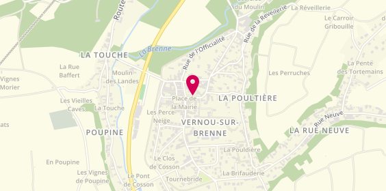 Plan de Taxi Chacun, Place du Centenaire, 37210 Vernou-sur-Brenne