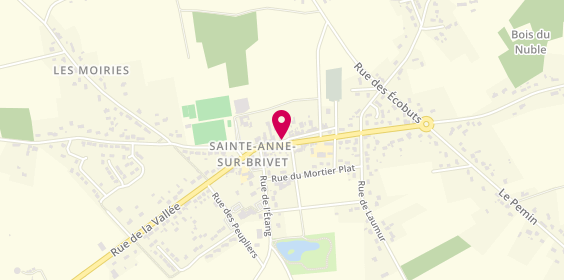 Plan de Ambulance Perche, 10 Place du Commerce, 44160 Sainte-Anne-sur-Brivet