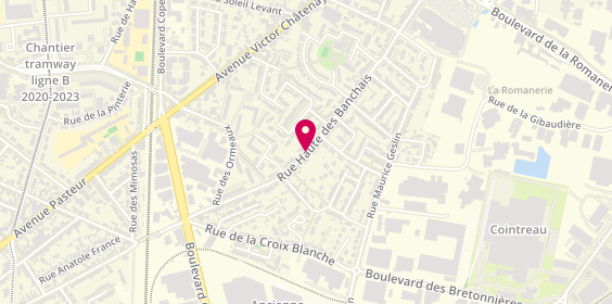 Plan de Accueil Taxi Angevin, 278 Rue Haute des Banchais, 49000 Angers