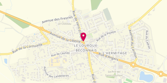 Plan de Taxi du Béconnais, Zone Artisanale Saint Laurent Rue Clories, 49370 Le Louroux-Béconnais