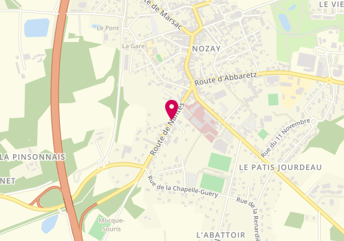 Plan de Taxis Guinguené, 14 Bis Route de Nantes, 44170 Nozay
