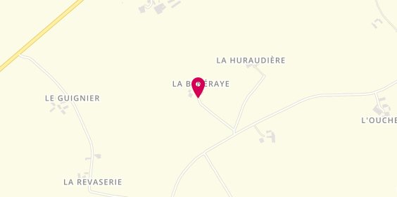 Plan de Aubinois Taxi, La Beneraye, 37370 Saint-Paterne-Racan