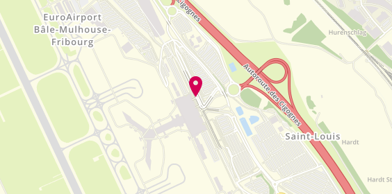 Plan de Taxi Aéroport Bale Mulhouse, , 68300 Saint-Louis